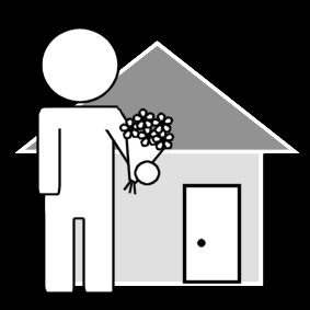 visit / receive a visitor